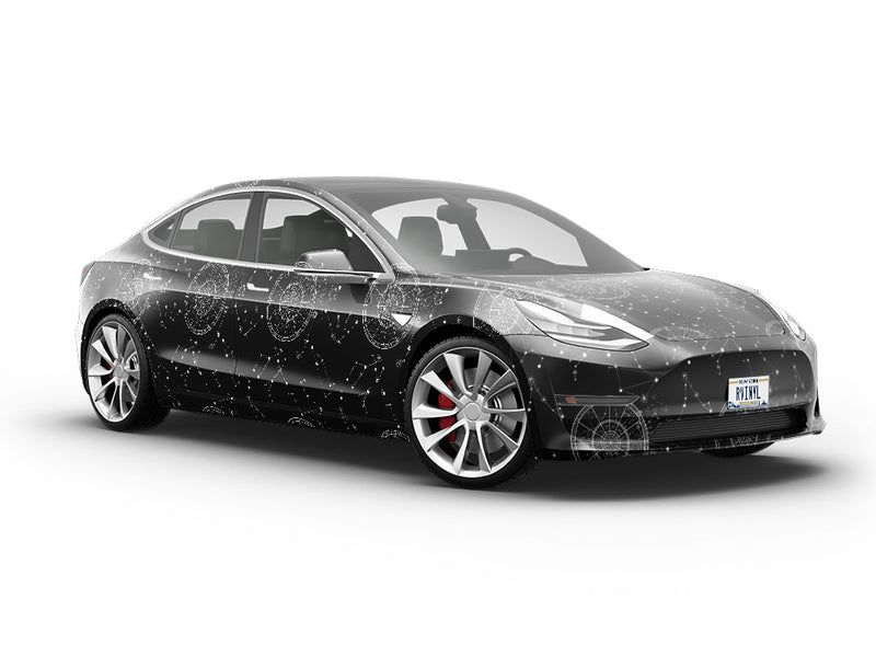 Black Aeons Astrology Vehicle Vinyl Wrap