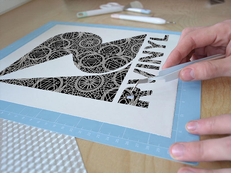 black alchemy mandala Easy Weed Craft Vinyl