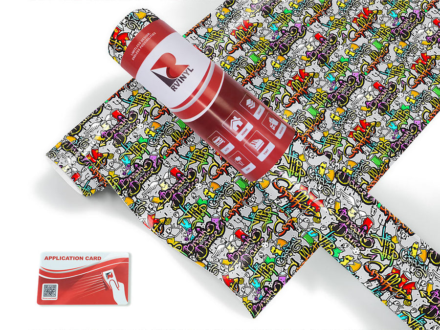 black book graffiti Craft Vinyl Roll