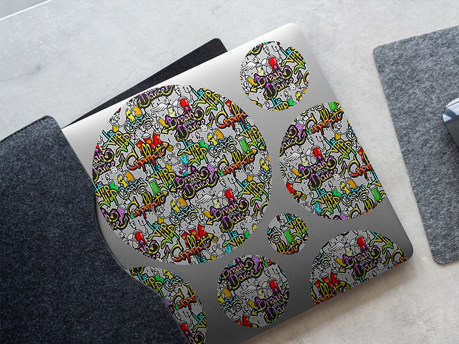 black book graffiti DIY Laptop Stickers