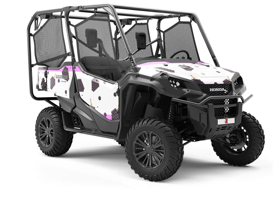 Black Cascade Fruit Utility Vehicle Vinyl Wrap