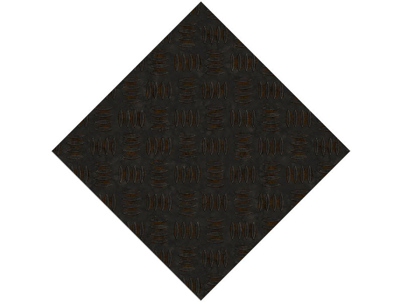 Black Corrosion Diamond Plate Series Custom Printed Wrap Film