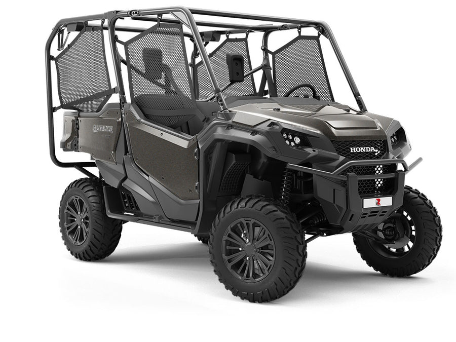 Black Corrosion Diamond Plate Utility Vehicle Vinyl Wrap