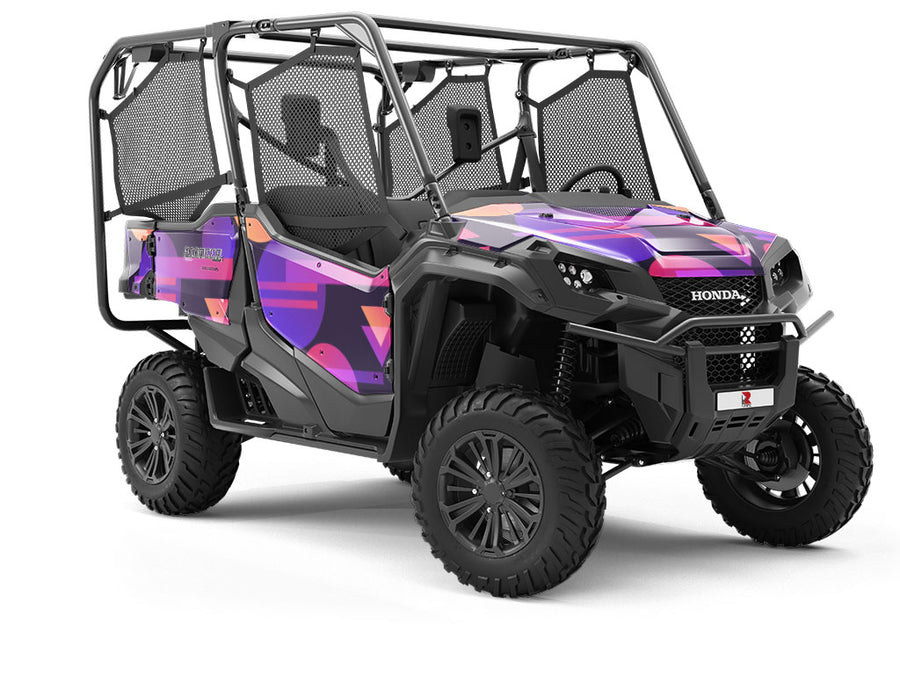 Black Cosmopolitan Abstract Utility Vehicle Vinyl Wrap