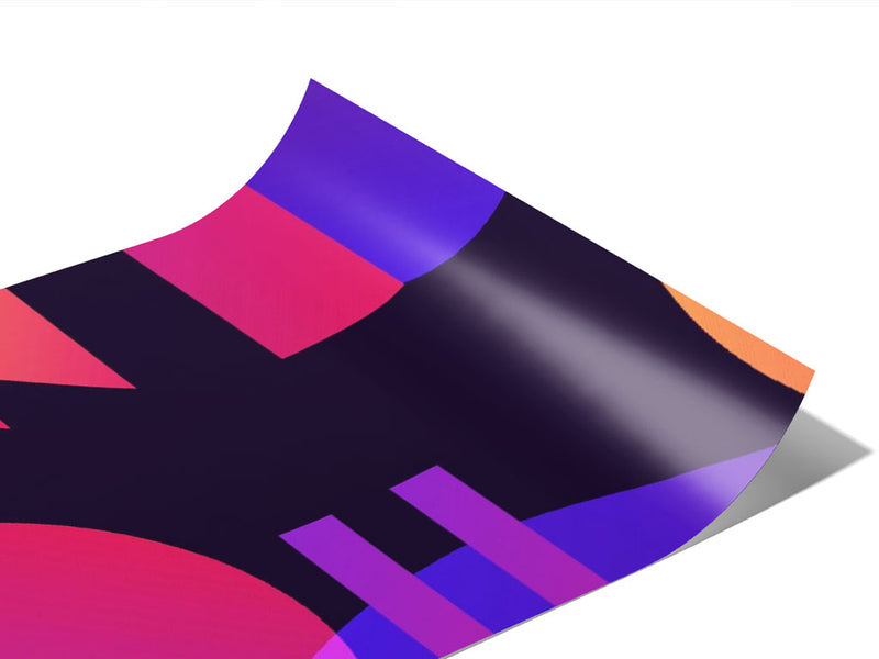 Black Cosmopolitan Abstract Vinyl Wraps~Rwraps Series 914 Digitally Printed Vinyl Wrap~0