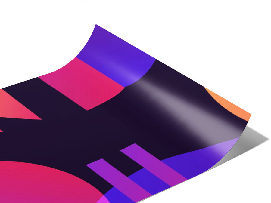 Black Cosmopolitan Abstract Vinyl Wraps~Rwraps Series 914 Digitally Printed Vinyl Wrap~0