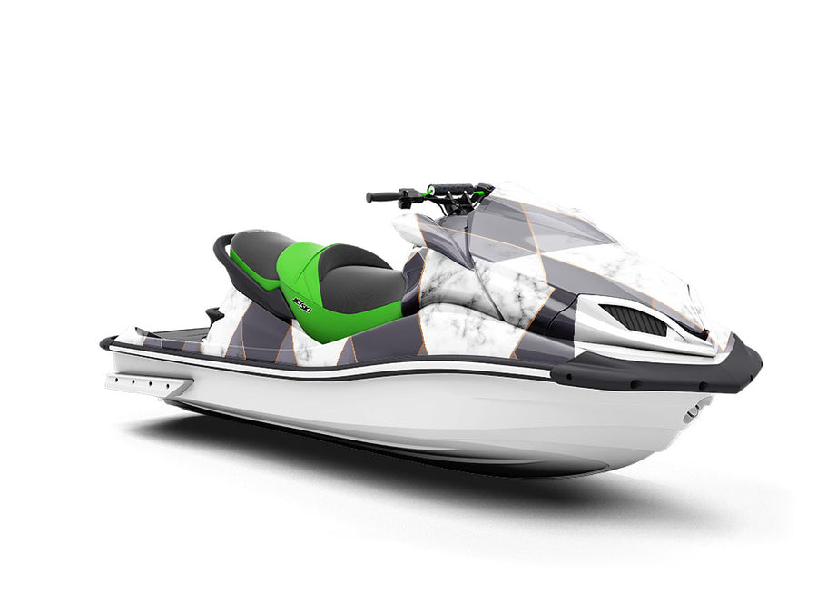 Black Diamond Tile Jet Ski Vinyl Customized Wrap