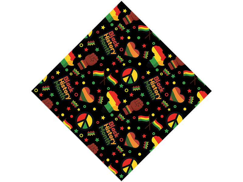 Black History Americana Vinyl Wrap Pattern