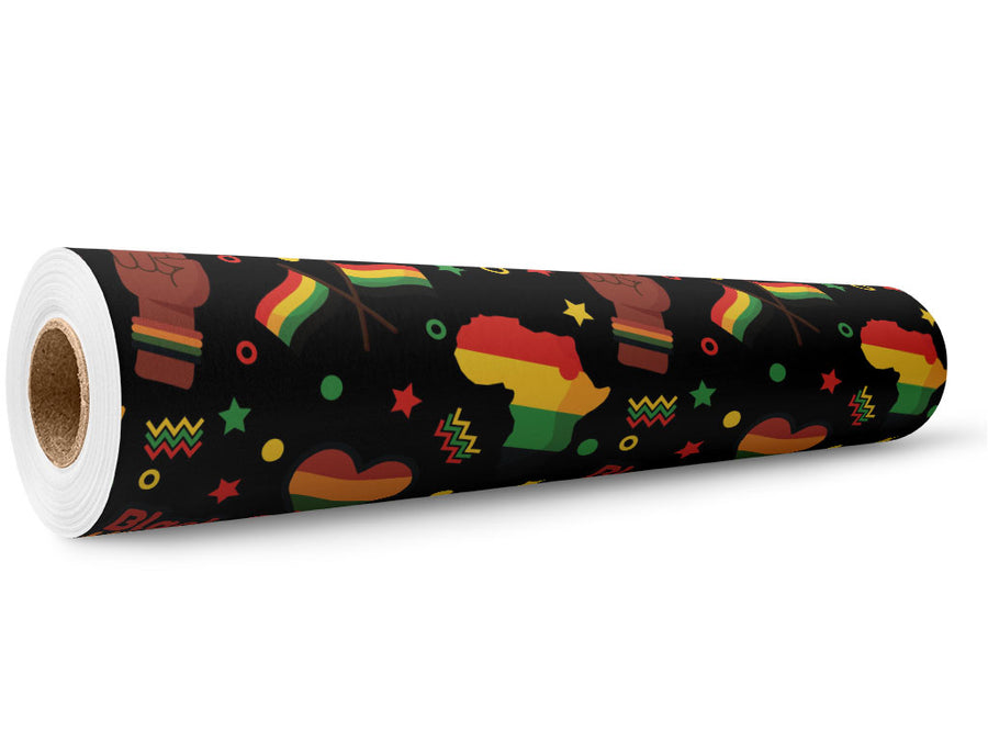 Black History Americana Wrap Film Wholesale Roll~Rwraps Series 914 Digitally Printed Vinyl Roll~5