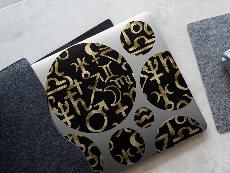 black horoscopes astrology DIY Laptop Stickers