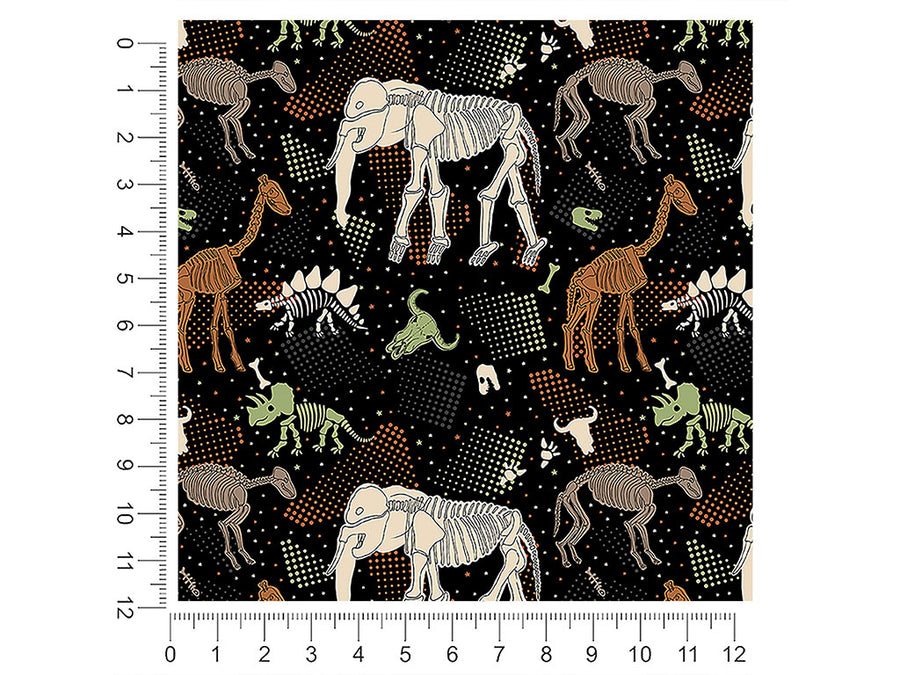 black ice dinosaur 1ft x 1ft Craft Sheets