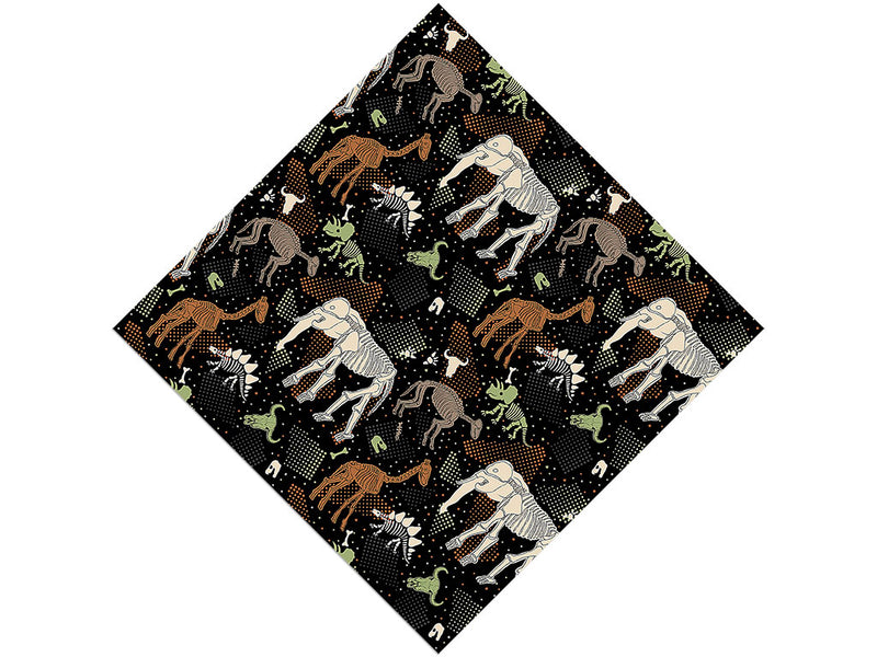 Black Ice Dinosaur Vinyl Wrap Pattern