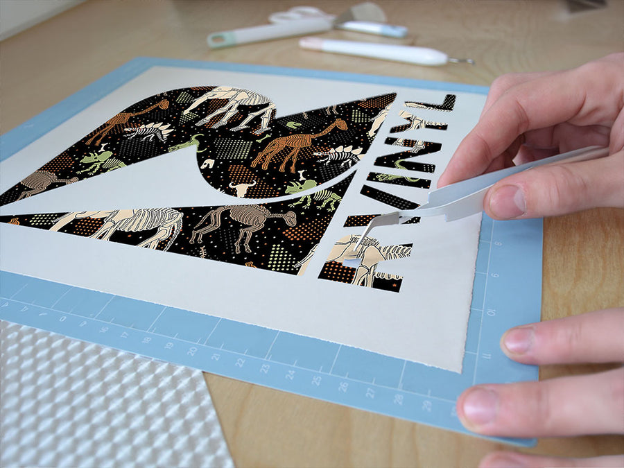 black ice dinosaur Easy Weed Craft Vinyl