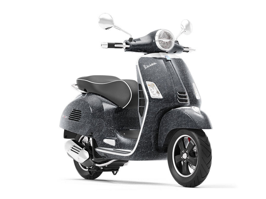 Black Marmo Granite Vespa Scooter Wrap Film