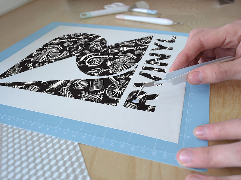 black motor gearhead Easy Weed Craft Vinyl