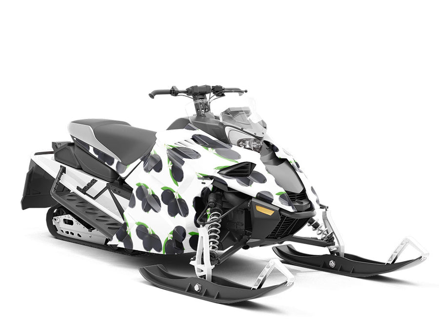 Black Olives Greco Roman Custom Wrapped Snowmobile