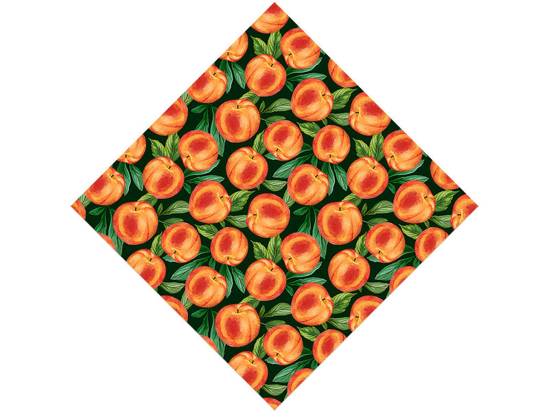 Black Peachy Keen Fruit Vinyl Wrap Pattern