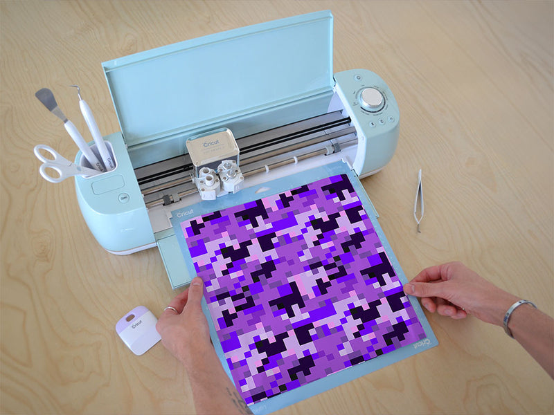 black rain pixel Cricut Compatible Vinyl