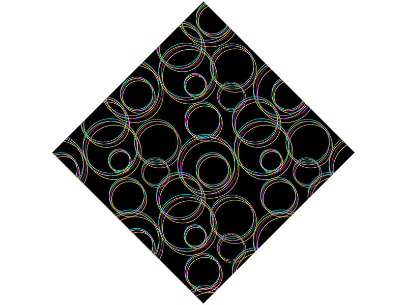 Black Rainbow Abstract Vinyl Wrap Pattern