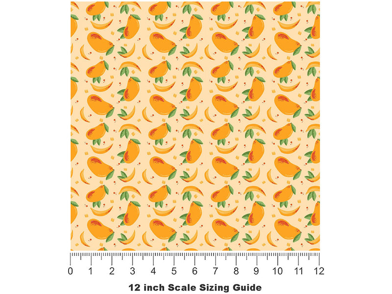 Black Rose Fruit Vinyl Film Pattern Size 12 inch Scale~Rwraps Black Rose Fruit Sizing Chart~2
