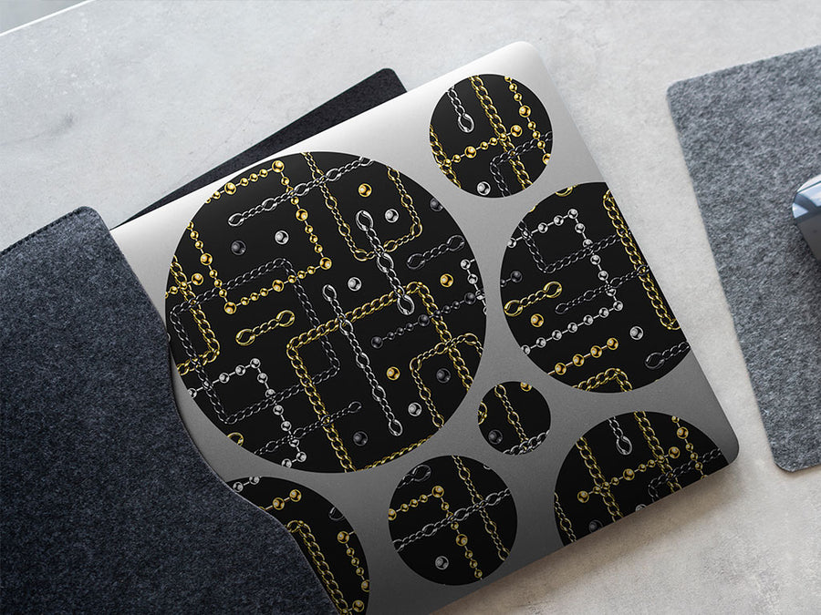 black shine bling DIY Laptop Stickers