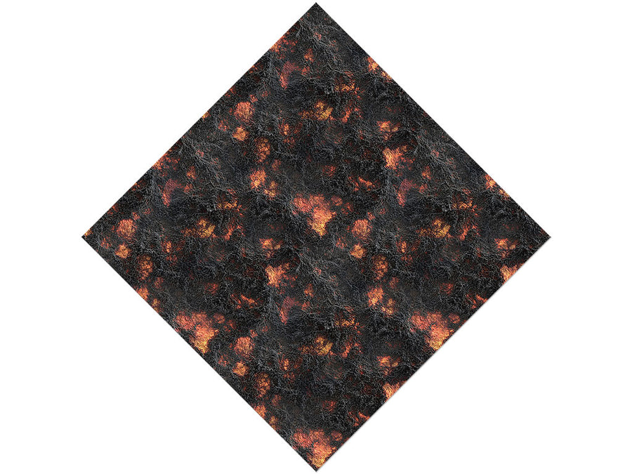 Black Smoke Lava Vinyl Wrap Pattern