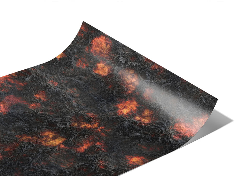 Black Smoke Lava Vinyl Wraps~Rwraps Series 914 Digitally Printed Vinyl Wrap~0