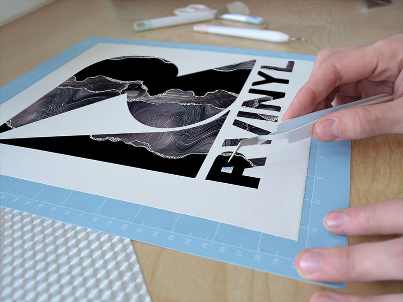 black spinel gemstone films Easy Weed Craft Vinyl