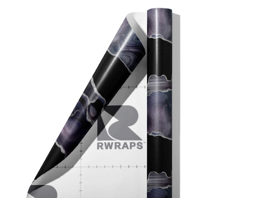 Black Spinel Gemstone Wrap Film Sheets~Rwraps Series 914 Black Spinel Gemstone Scrolled Sheet~3
