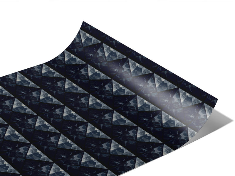 Black Square Tile Vinyl Wraps~Rwraps Series 914 Digitally Printed Vinyl Wrap~1