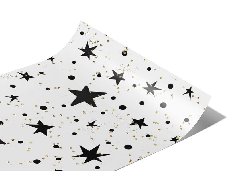 Black Starlight Astrology Vinyl Wraps~Rwraps Series 914 Digitally Printed Vinyl Wrap~0