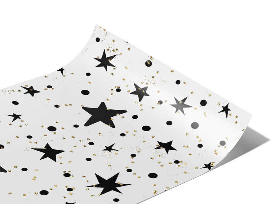 Black Starlight Astrology Vinyl Wraps~Rwraps Series 914 Digitally Printed Vinyl Wrap~0