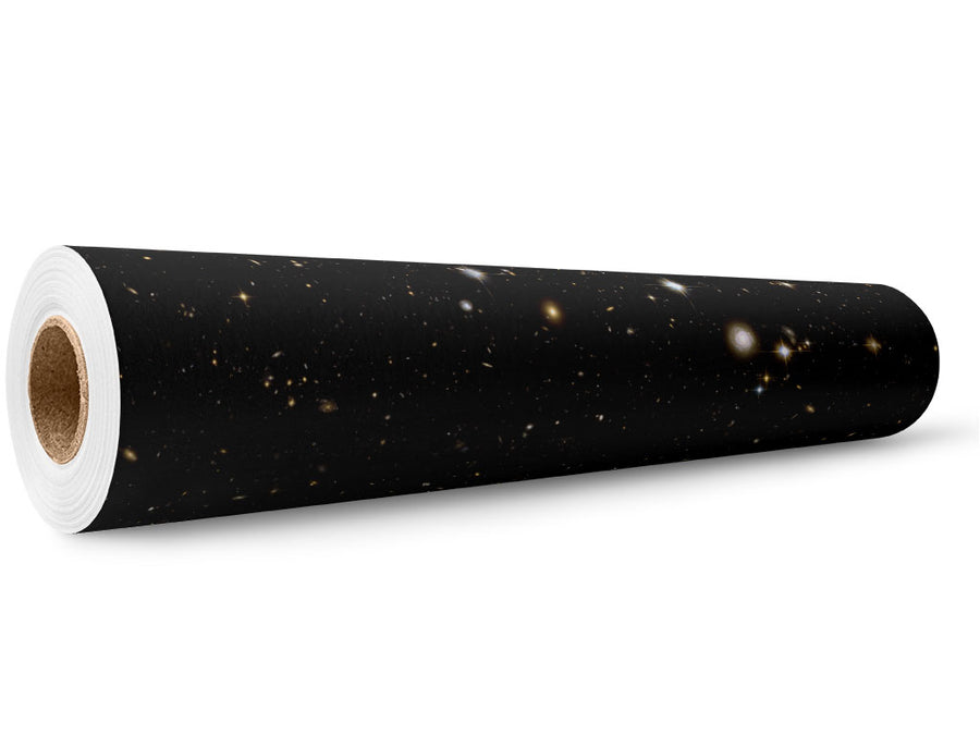 Black Stars Science Fiction Wrap Film Wholesale Roll~Rwraps Series 914 Digitally Printed Vinyl Roll~5