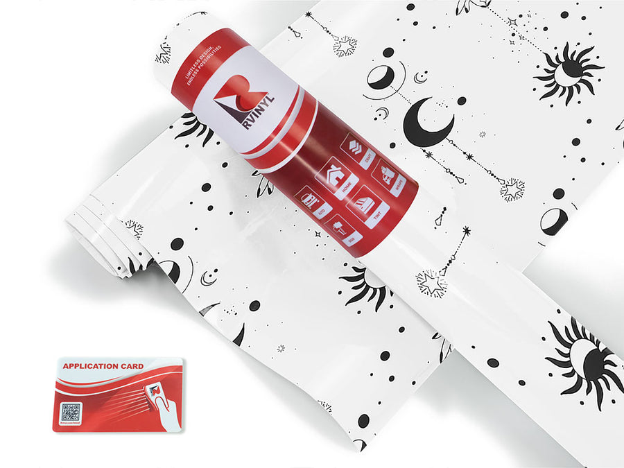 black suns astrology Craft Vinyl Roll