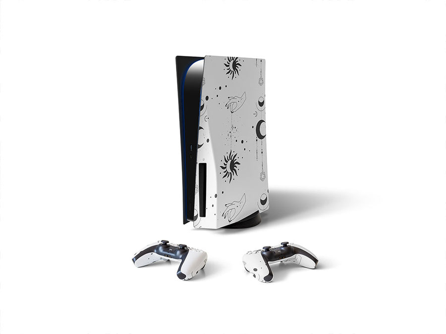 black suns astrology Sony PS5 DIY Skin