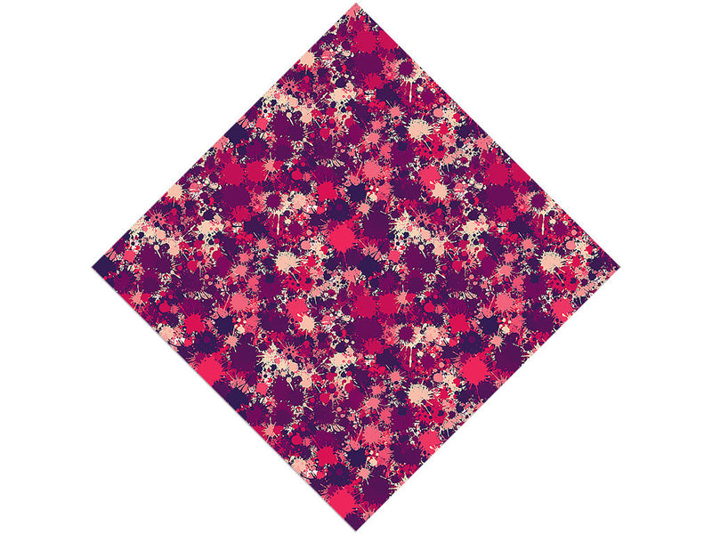 Black Velvet Paint Splatter Vinyl Wrap Pattern