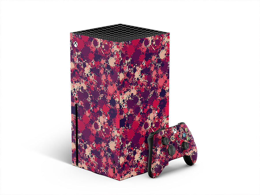 black velvet paint splatter XBOX DIY Decal