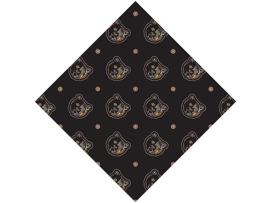 Black Vengeance Animal Vinyl Wrap Pattern