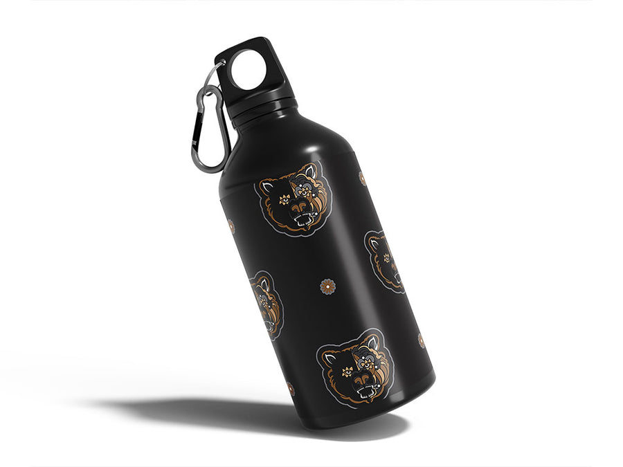black vengeance animal Water Bottle DIY Stickers