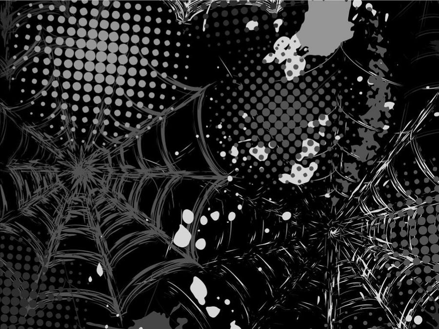 Black Webs Graffiti Vinyl Wrap Pattern~Rwraps Series 914 Digitally Printed Vinyl Wrap~0