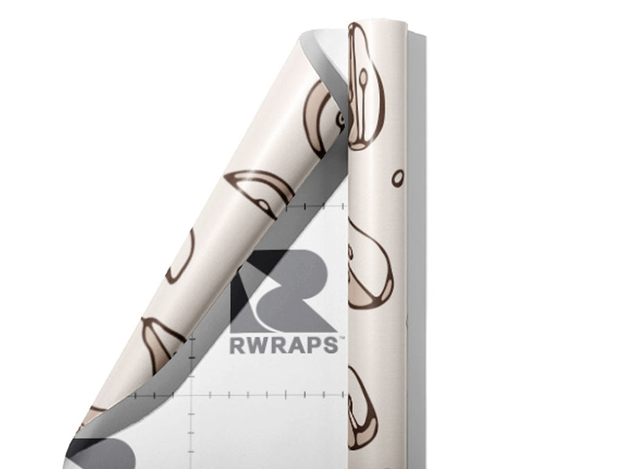 Black Worcester Fruit Wrap Film Sheets~Rwraps Series 914 Black Worcester Fruit Scrolled Sheet~3
