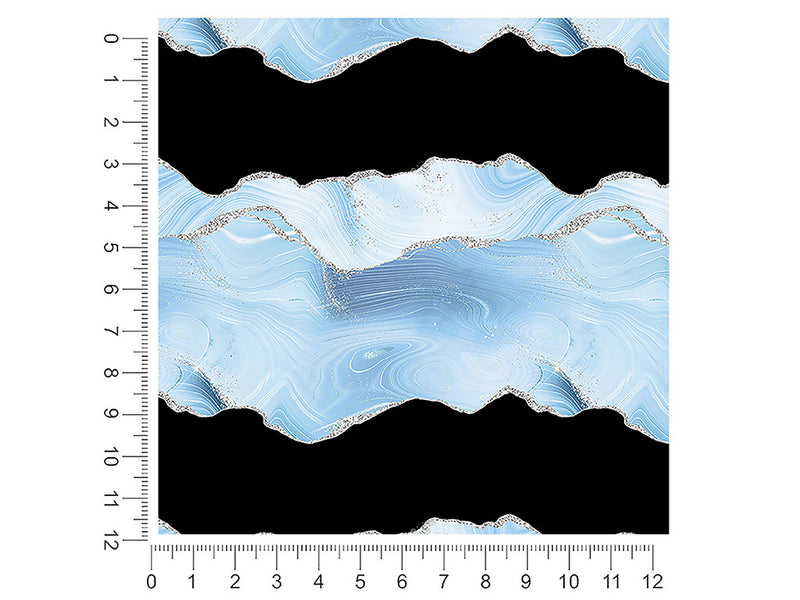 blackened seas gemstone films 1ft x 1ft Craft Sheets