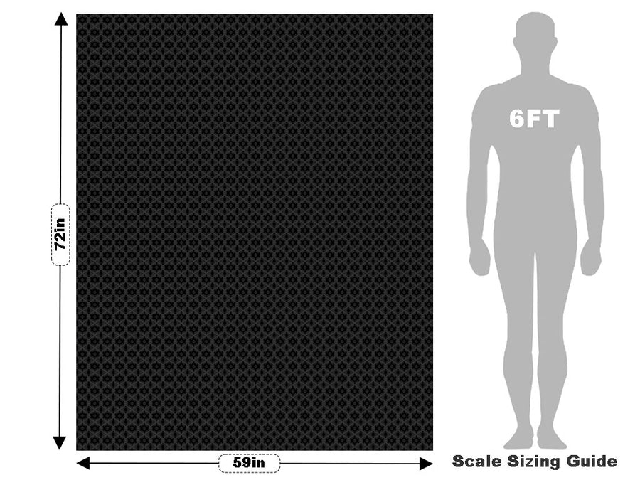 Blackened Secrets Gothic Vehicle Wrap Scale~Rwraps Series 914 Blackened Secrets Gothic Measurements~1