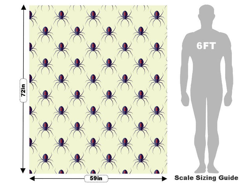 Blackest Widows Bug Vehicle Wrap Scale~Rwraps Series 914 Blackest Widows Bug Measurements~1