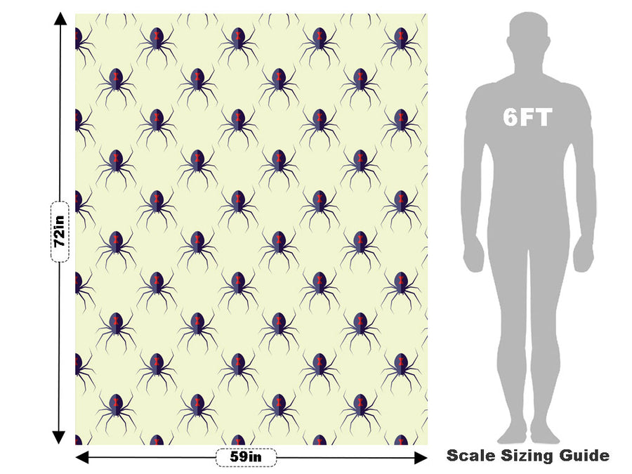 Blackest Widows Bug Vehicle Wrap Scale~Rwraps Series 914 Blackest Widows Bug Measurements~1