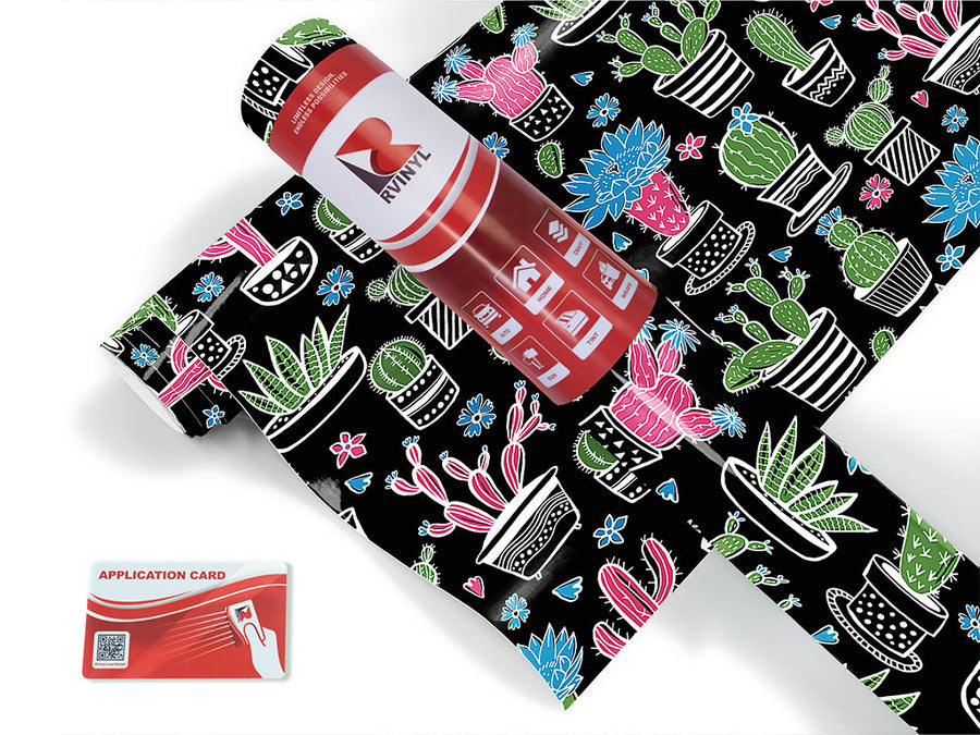 blacklight bonanza cactus Craft Vinyl Roll