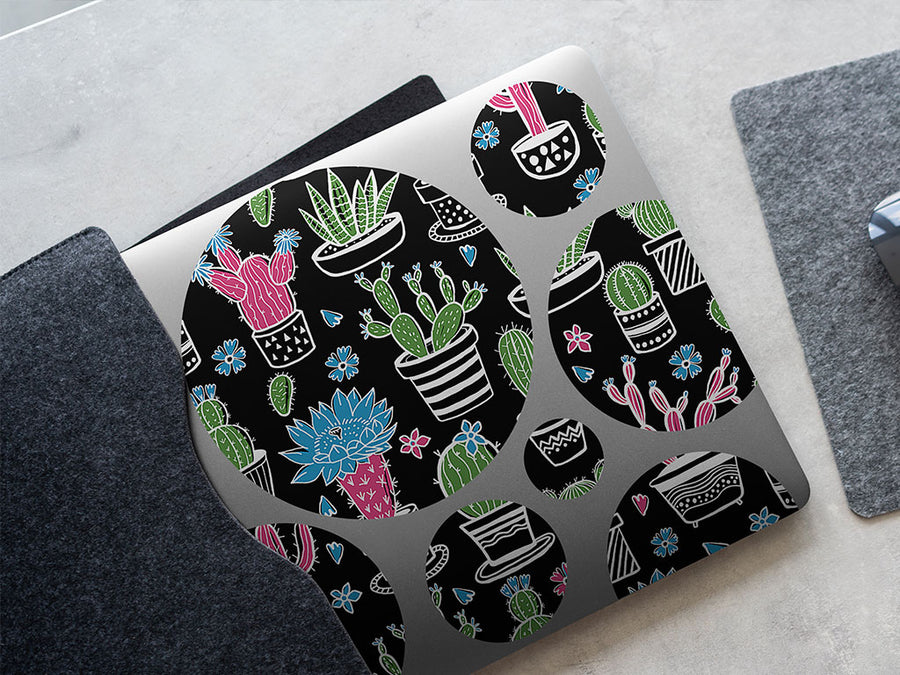 blacklight bonanza cactus DIY Laptop Stickers