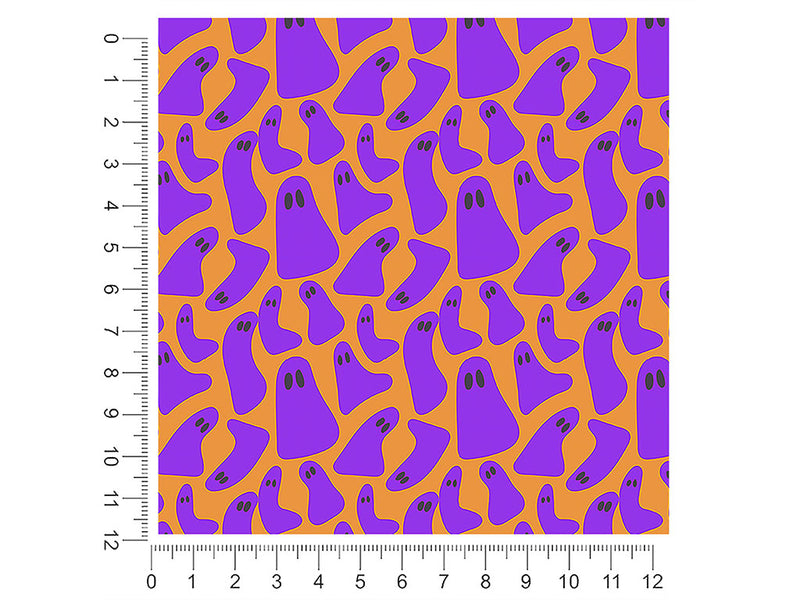 blacklight spirits halloween 1ft x 1ft Craft Sheets