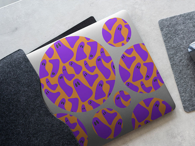 blacklight spirits halloween DIY Laptop Stickers