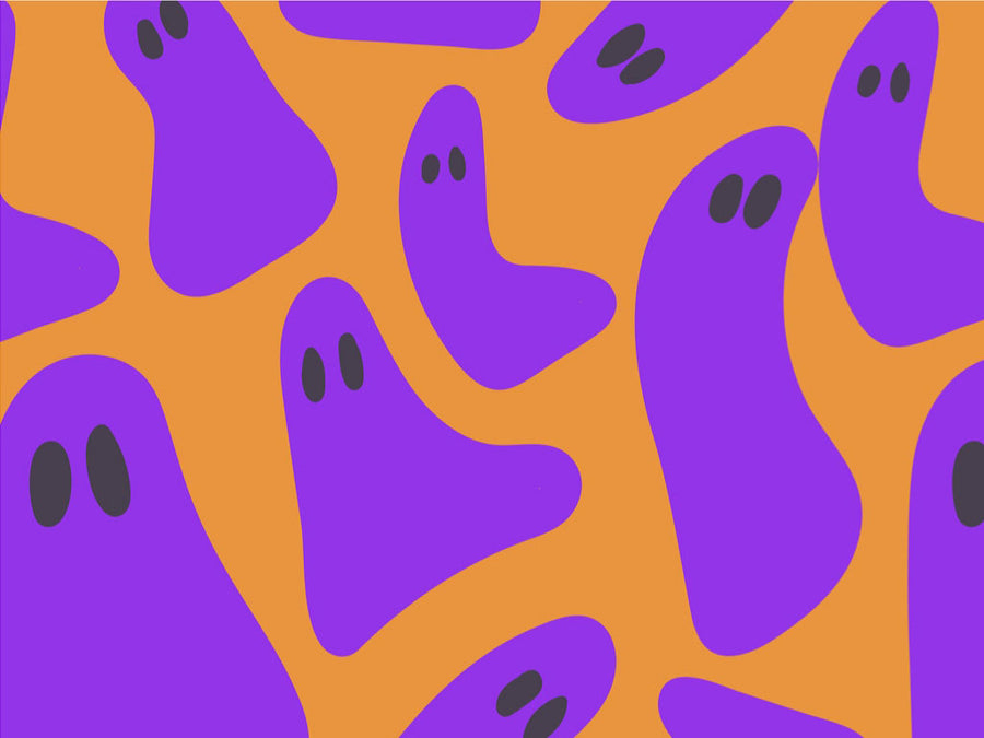 Blacklight Spirits Halloween Vinyl Wrap Pattern~Rwraps Series 914 Digitally Printed Vinyl Wrap~0